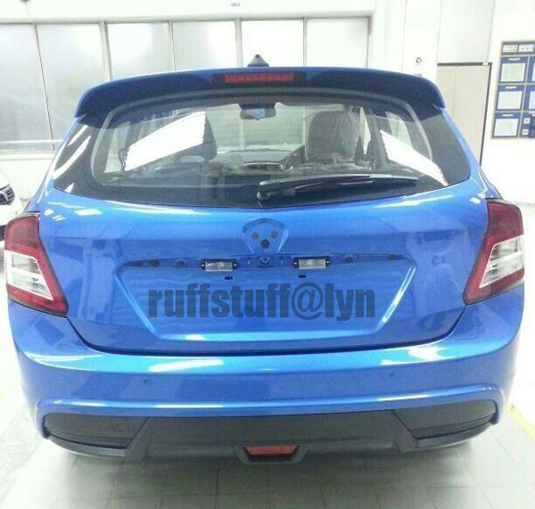 Proton Prevé Hatchback Rear Design Leaked Sembang